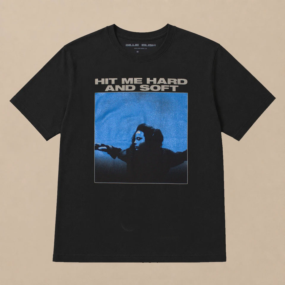 Billie Eilish - Hit Me Hard And Soft Blue Print Unisex T-Shirt