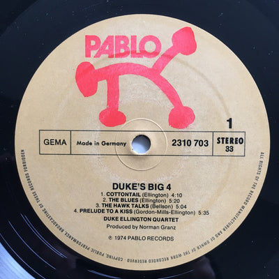 Duke Ellington Quartet - Duke's Big 4 Vinyl LP (Used)
