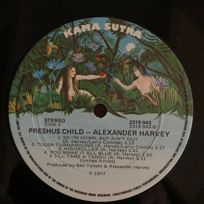 Alex Harvey - Preshus Child Vinyl LP (Used)