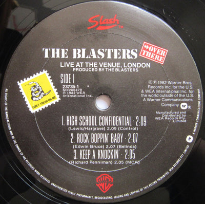 Blasters - Over There (Live At The Venue, London) Vinyl Mini-Album LP (Used)