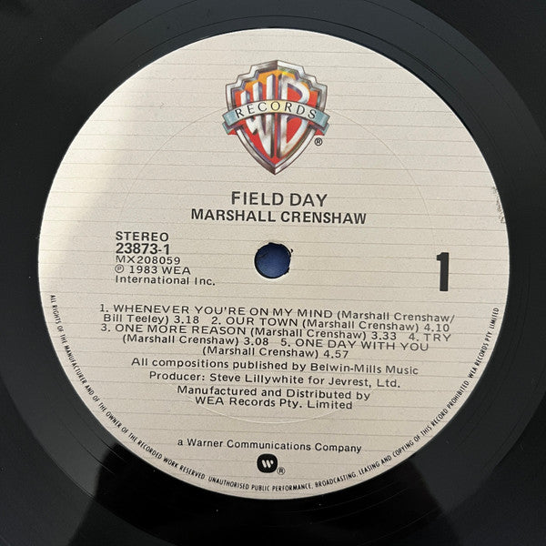 Marshall Crenshaw - Field Day Vinyl LP (Used)