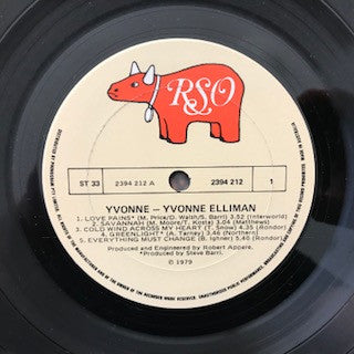 Yvonne Elliman - Yvonne Vinyl LP (Used)