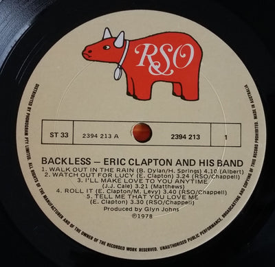 Eric Clapton - Backless Gatefold Vinyl LP (Used)