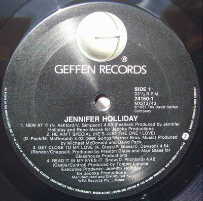 Jennifer Holliday - Get Close To My Love Vinyl LP (Used)