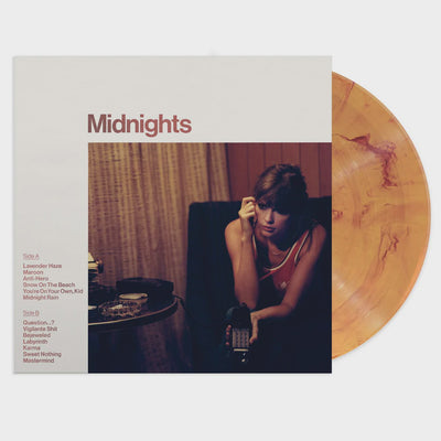 Taylor Swift - Midnights Blood Moon Coloured Vinyl LP