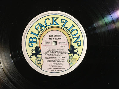 Paul Gonsalves & Ray Nance - Just A-Sittin' And A-Rockin' Vinyl LP (Used)