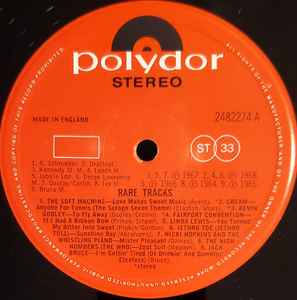 Various Artists - Rare Tracks Vinyl LP (Used)