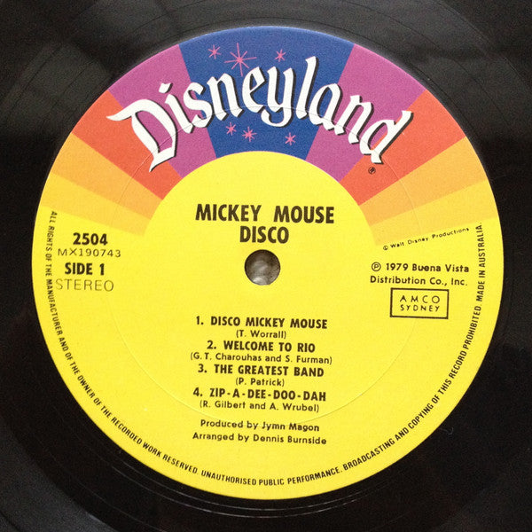 Mickey Mouse Disco Vinyl LP (Used)