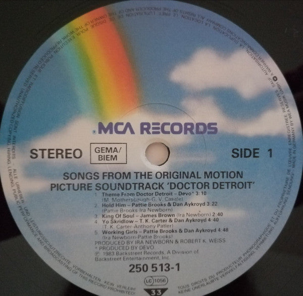 Soundtrack - Doctor Detroit Original Motion Picture Soundtrack Vinyl LP (Used)