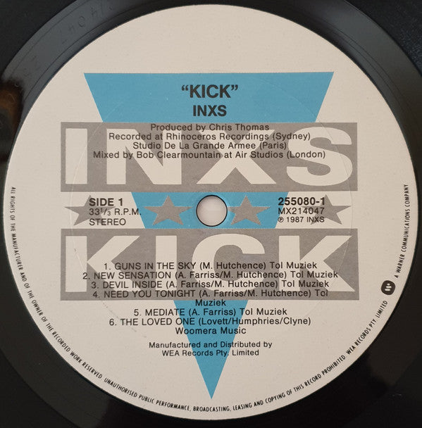 INXS - Kick Vinyl LP (Used)