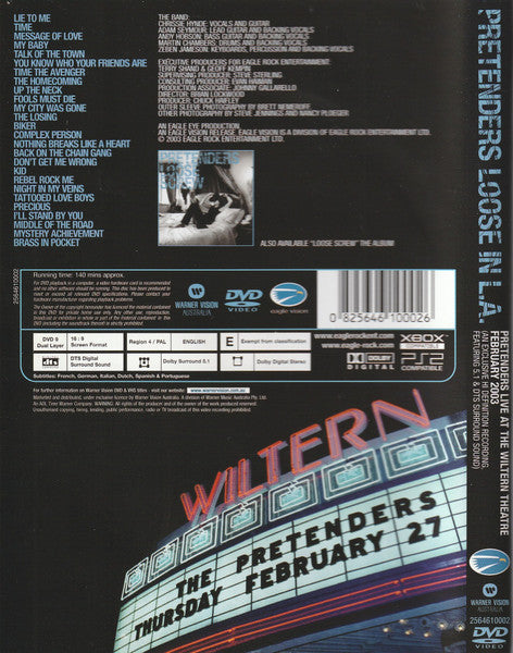 Pretenders – Loose In L.A. DVD
