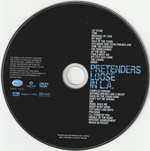 Pretenders – Loose In L.A. DVD