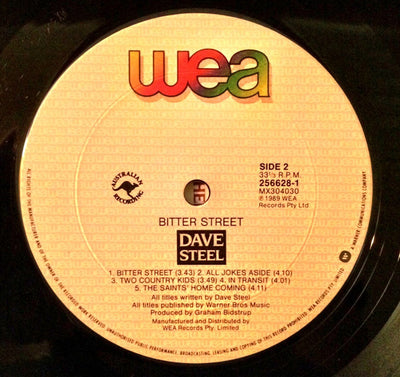 Dave Steel - Bitter Street Vinyl LP (Used)