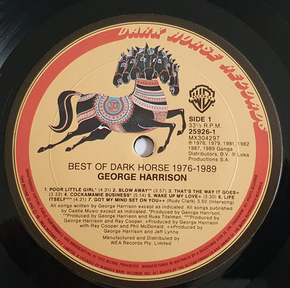 George Harrison - Best Of Dark Horse 1976–1989 Vinyl LP (Used)