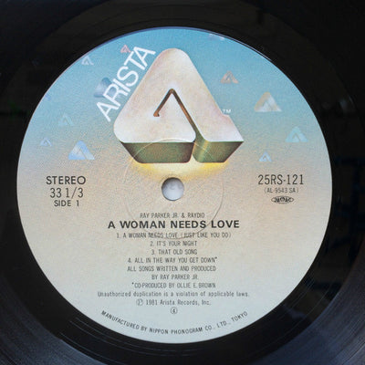 Ray Parker Jr. & Raydio - A Woman Needs Love Vinyl LP (Used)