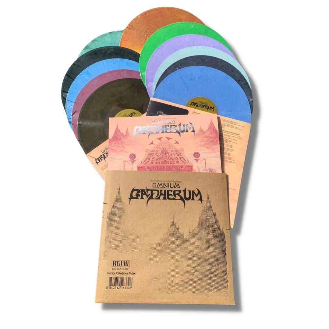 King Gizzard & The Lizard Wizard - Omnium Gatherum Lucky Rainbow Coloured Vinyl 2LP