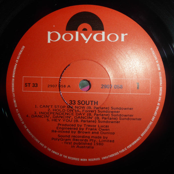 33 South - 33 South Vinyl LP (Used)