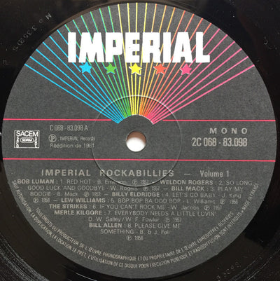 Various Artists - Imperial Rockabillies Vinyl LP (Used)