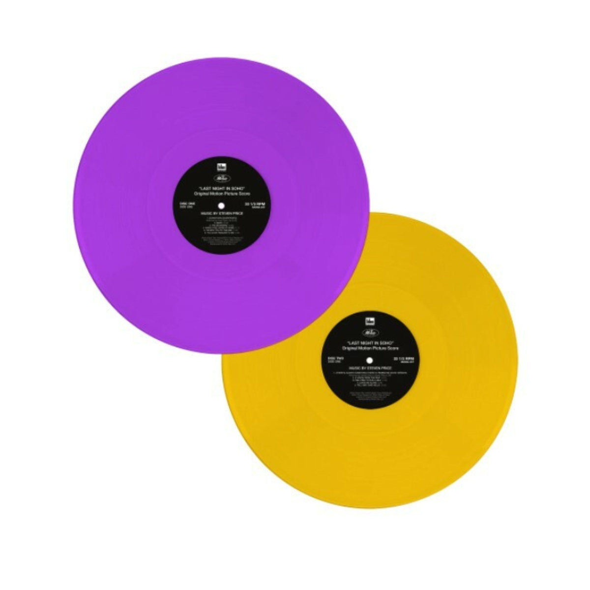 Soundtrack - Last Night In Soho (Original Motion Picture Score) Purple/Yellow Coloured Vinyl 2LP