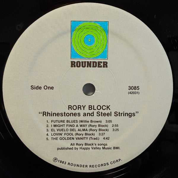 Rory Block - Rhinestones & Steel Strings Vinyl LP (Used)