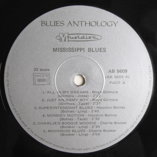 Various Artists - Mississippi Blues Reissue Vinyl LP (Used)