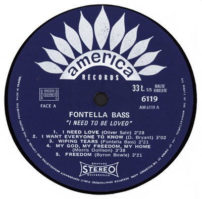 Fontella Bass - I Need To Be Loved Vinyl LP (Used)