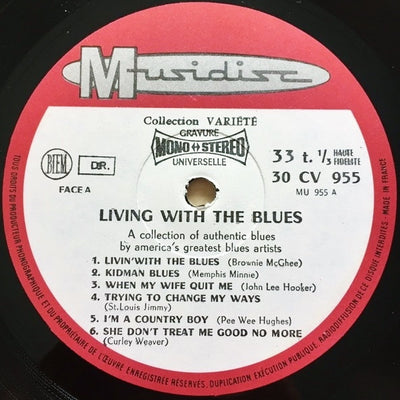 Various Artists - Living With The Blues Vinyl LP (Used)
