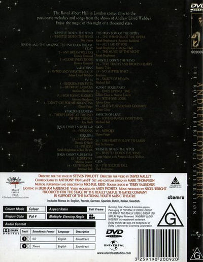 Andrew Lloyd Webber - Royal Albert Hall Celebration DVD