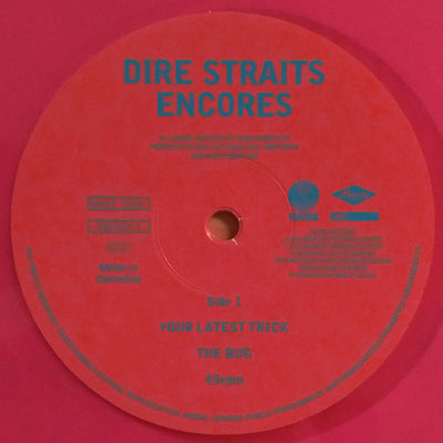 Dire Straits - Encores RSD2021 Indie Exclusive Pink Translucent Coloured 12" Vinyl Single (Used)
