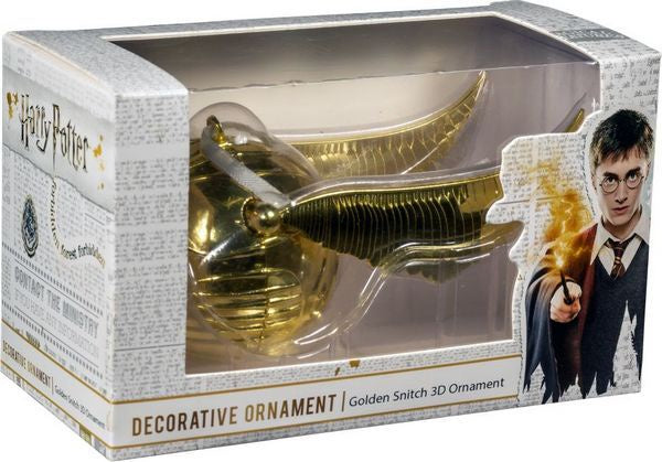 Harry Potter - Metal Golden Snitch Christmas Ornament