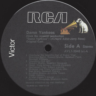 Soundtrack - Damn Yankees (An Original Cast Recording) Vinyl LP (Used)