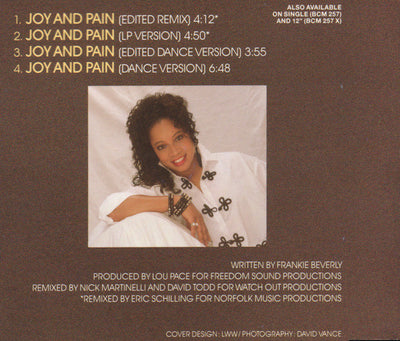 Donna Allen - Joy And Pain 4 Track CD Single