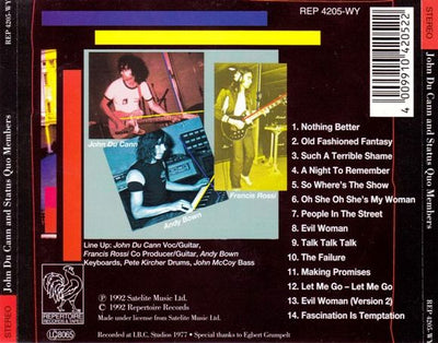 John Du Cann & Status Quo Members – Nothing Better CD
