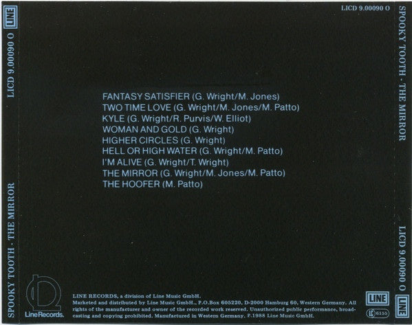 Used CD Lister said:  Spooky Tooth - The Mirror CD