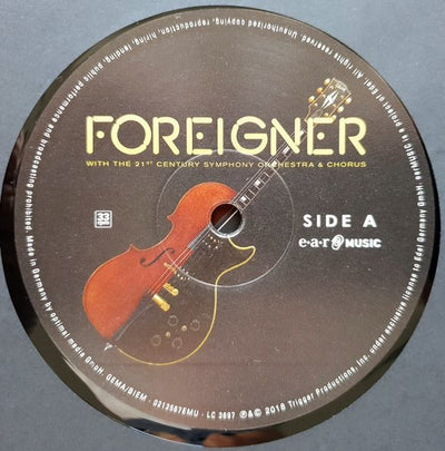 Foreigner - Foreigner With The 21st Century Symphony Orchestra & Chorus Limited Edition Vinyl 2LP  + DVD (Used)