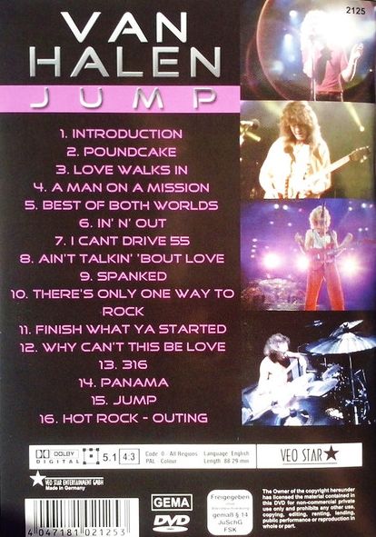 Van Halen – Jump DVD