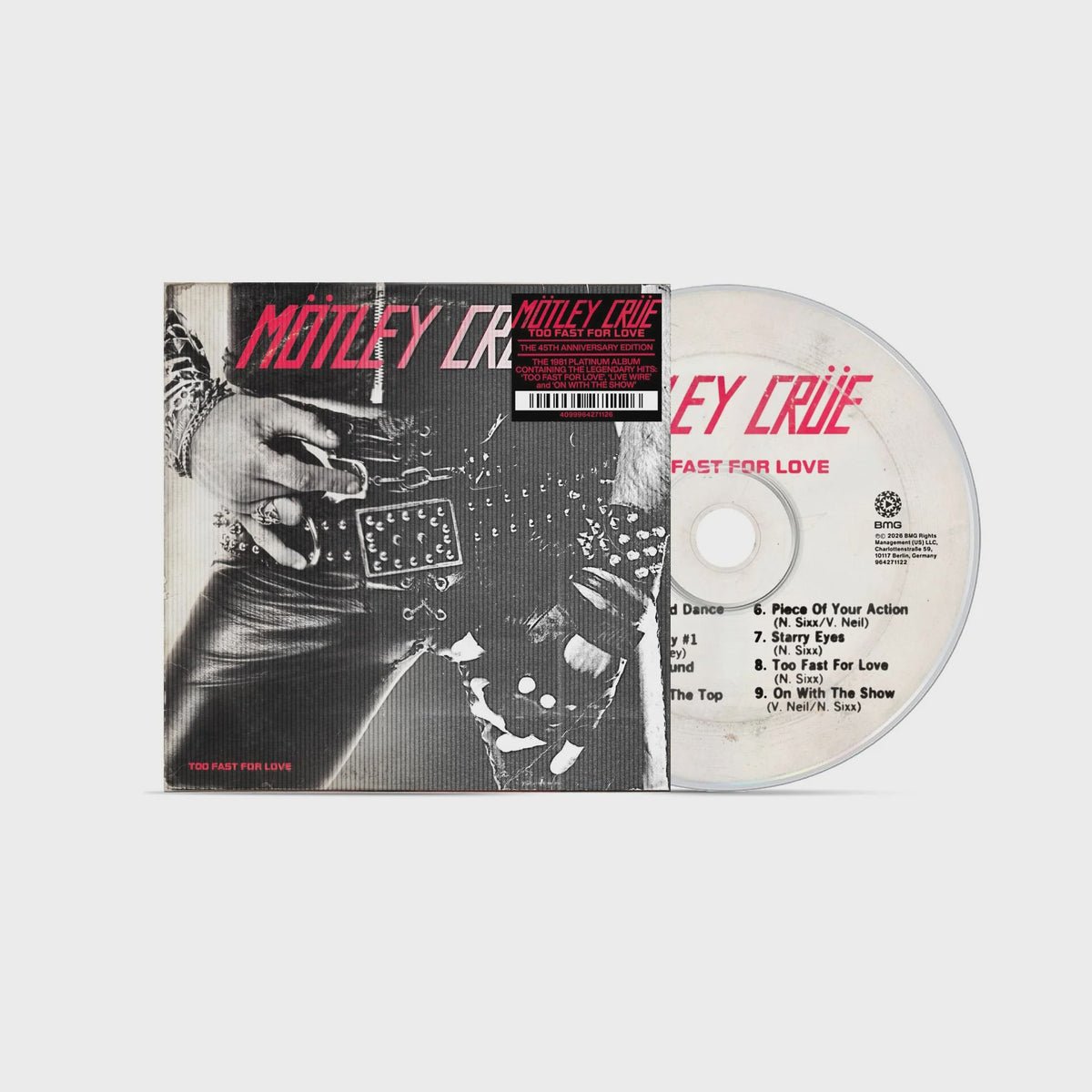 Motley Crue - Too Fast For Love (45th Anniversary Collection) (Lenticular Cover Edition) CD (New)