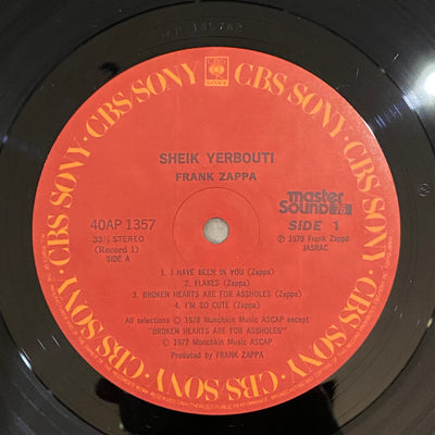 Frank Zappa - Sheik Yerbouti Vinyl 2LP (Used)
