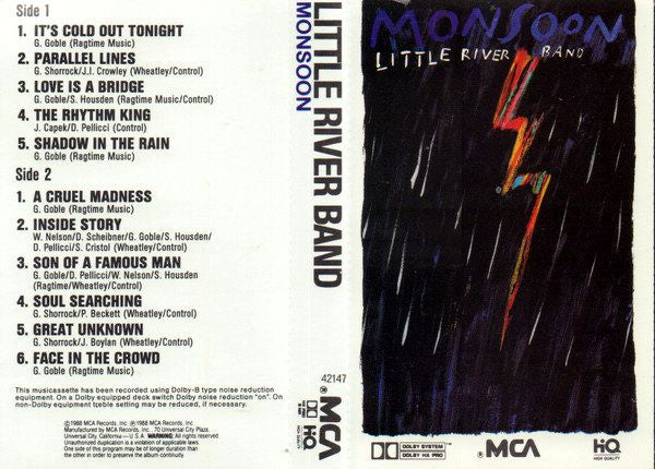 Little River Band - Monsoon Cassette