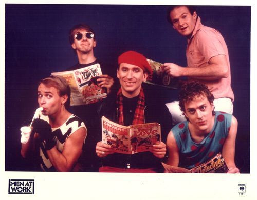 Men at Work - Promotional Columbia Music Colour 26 X 20cm Photo