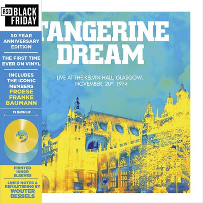 Tangerine Dream - Live At The Kelvin Hall Glasgow 50th Anniversary Green & Gold Coloured Vinyl 2LP