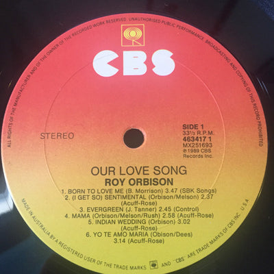 Roy Orbison - Our Love Song Vinyl LP (Used)