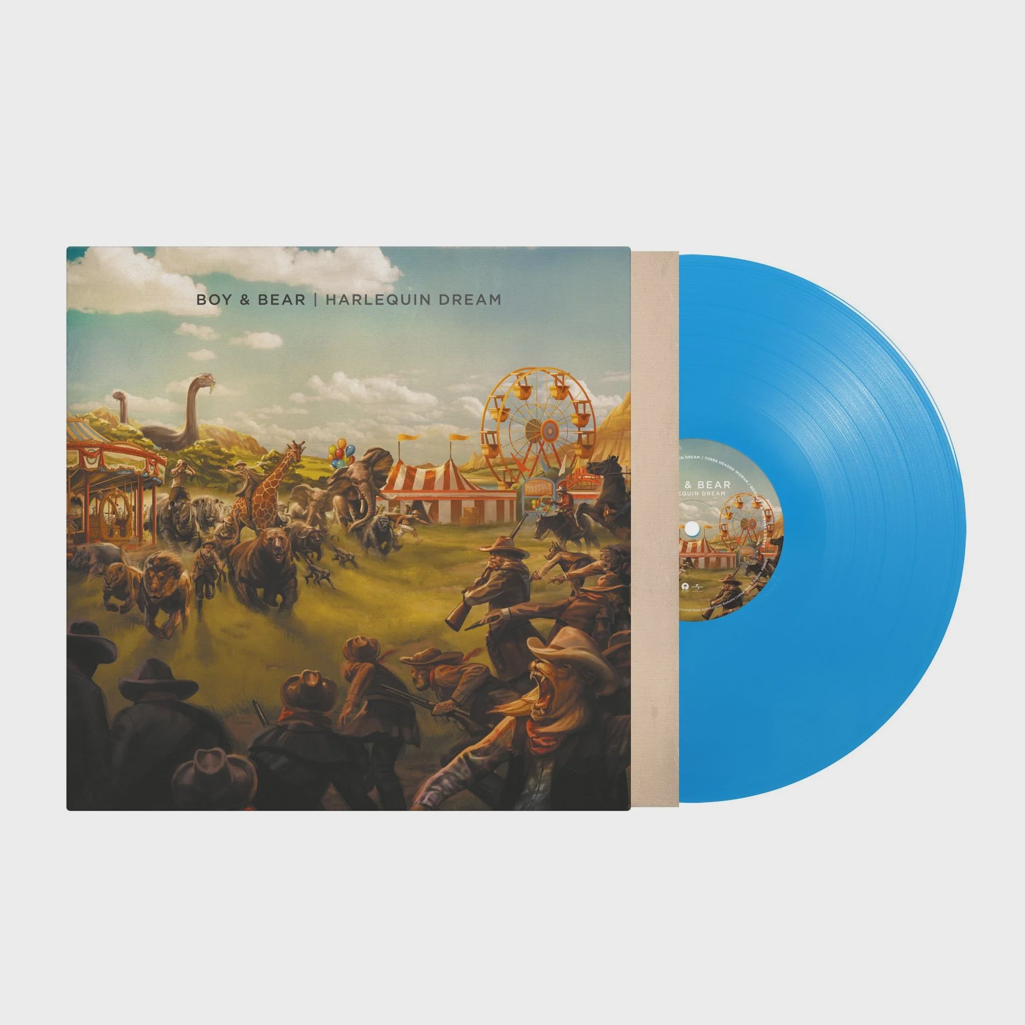 Boy & Bear - Harlequin Dream 10th Anniversary Blue Coloured Vinyl LP