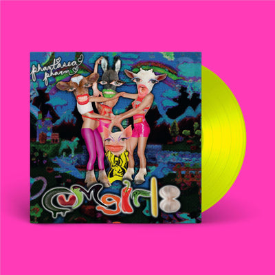 Cumgirl8 - Phantasea Pharm Neon Yellow Coloured 12" Vinyl EP