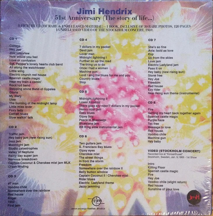 Jimi Hendrix - 51st Anniversary (The Story Of Life...) 8CD + VHS Box Set