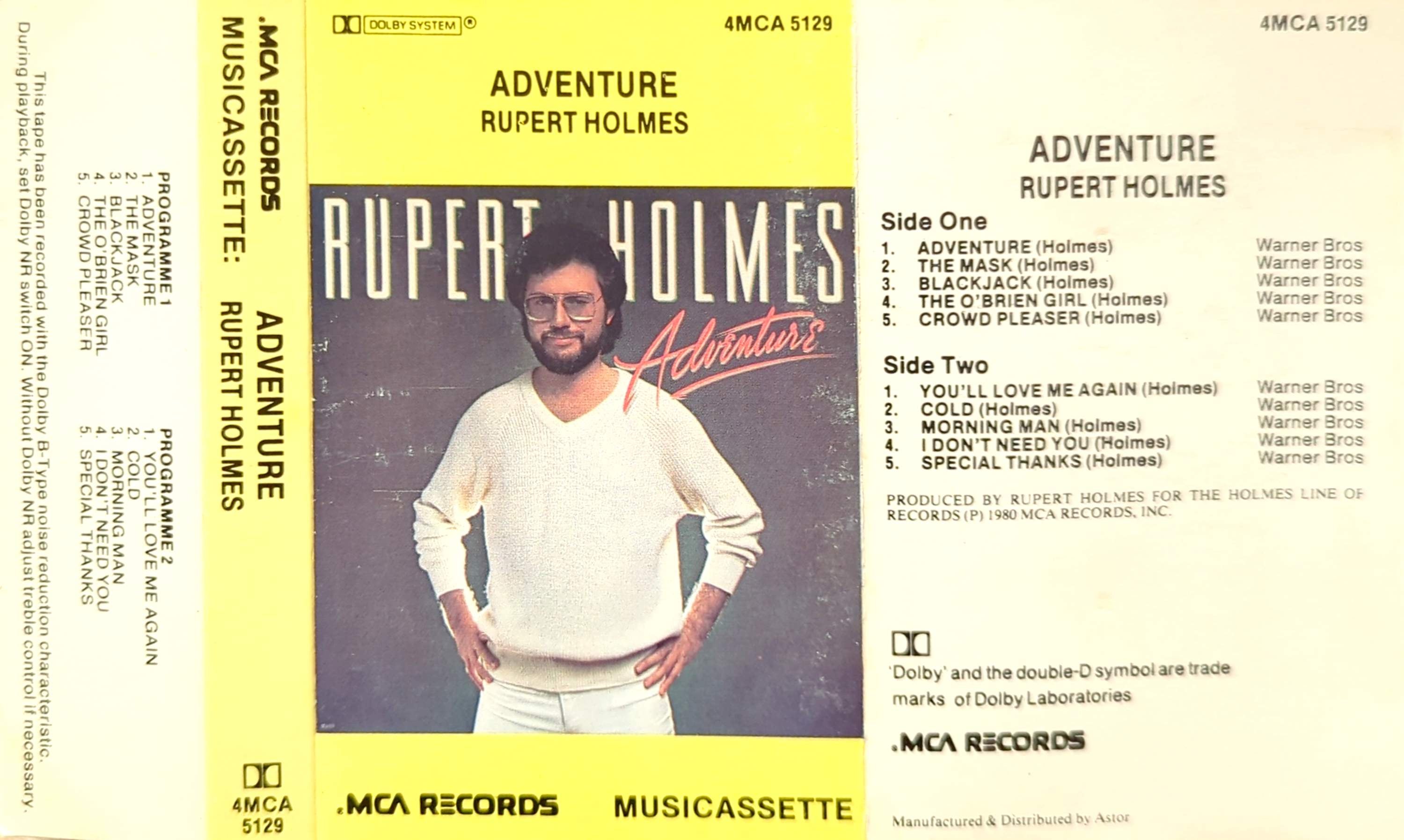 Rupert Holmes - Adventure Cassette