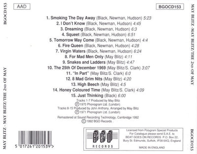 May Blitz - May Blitz / The 2nd Of May CD