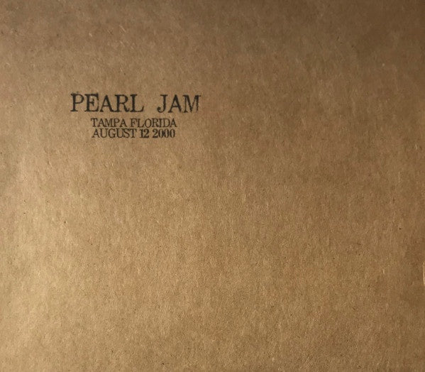 Pearl Jam – Tampa Florida August 12 2000 Digipak 2CD