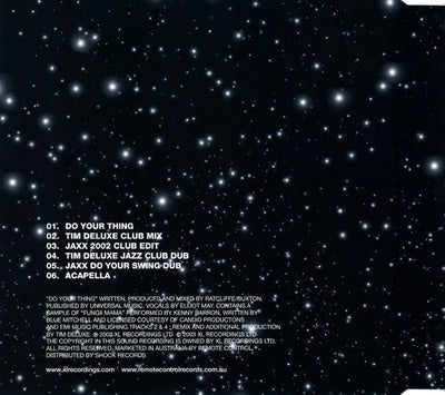 Basement Jaxx - Do Your Thing 6 Track CD Single