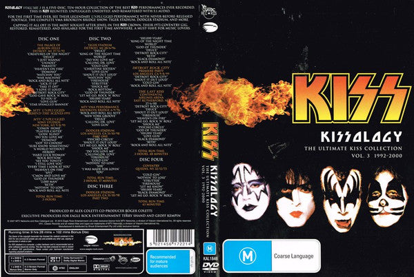 Kiss - Kissology: The Ultimate Kiss Collection Vol. 3 1992-2000 4DVD